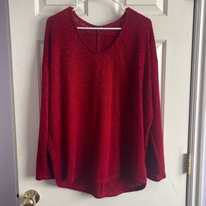 Womans XL red sweater